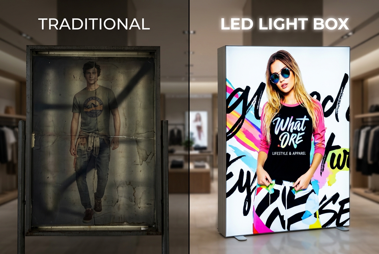 Cassonetto Luminoso a LED per Retail: Analisi ROI 2026